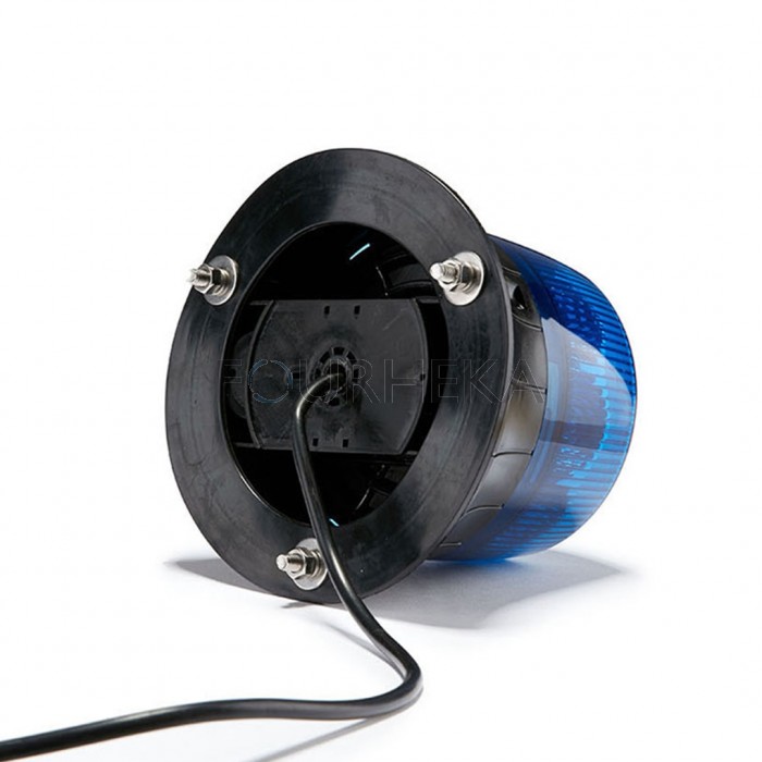 Pirilampo Rotativo LED Azul R65 SLIM de 27 W