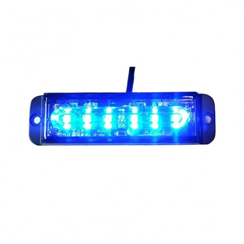 LW0035  Strob 30Watt Azul  R10 & R65  Homologado