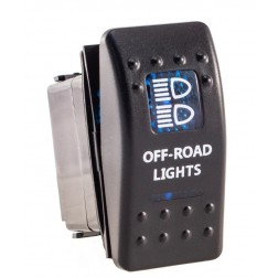 FHBS Botão Led 12/24v "Offroad Lights Azul" 